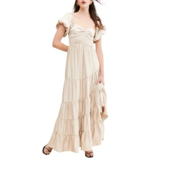 Free People Silky Sun-drenched Maxi Dress - Picture 8 of 9